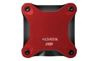 Dysk zewnętrzny ADATA SD600 256GB 2.5'' USB 3.1 Czarno-czerwony