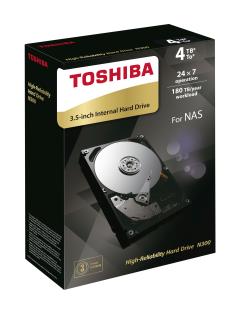 TOSHIBA HDD N300 NAS 4TB, SATA III, 7200 rpm, 128MB cache, 3,5'', RETAIL