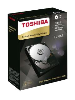 Dysk Toshiba N300 HDWN160EZSTA 3,5' 6TB SATA - NAS