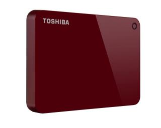 Dysk zewnętrzny Toshiba Canvio Advance 1TB, USB 3.0, red