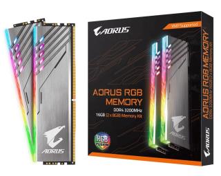 DDR4 16GB KIT 2x8GB PC 3200 GIGABYTE AORUS RGB GP-AR32C16S8K2HU416R