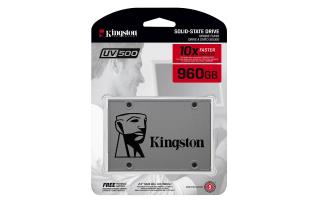 Dysk SSD Kingston UV500 960GB SATA3 2,5'' (520/500 MB/s) TLC, 3D NAND, 7mm