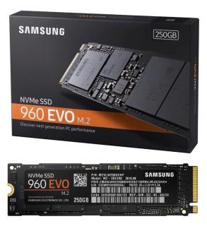 SSD Samsung 960 EVO M.2 250 GB NVMe MZ-V6E250BW PCIe
