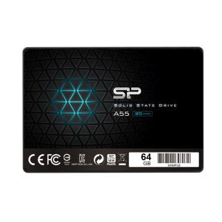 Dysk SSD Silicon Power A55 64GB 2.5'' SATA3 (520/330) 3D NAND, 7mm