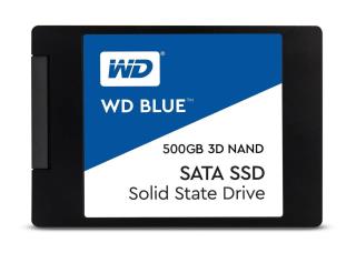 WD BLUE SSD 3D NAND WDS500G2B0A 500GB SATA/600, (R:560, W:530MB/s), 2.5''