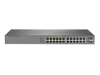 HPE 1820 24G PoE+ (185W) Switch (2SFP 12x RJ45 10/100/1000 PoE+12x RJ45 10/100/1000)