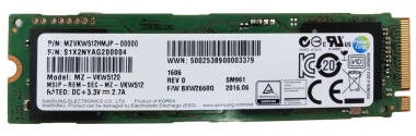 SSD M.2 (2280) 512GB Samsung SM961 OEM (PCIe/NVMe)