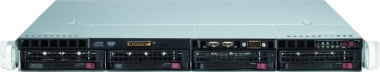 Obudowa serwerowa CSE-813MT-350CB Black 1U SC813MT 4X DR W/350W PWS (Cost-effective)