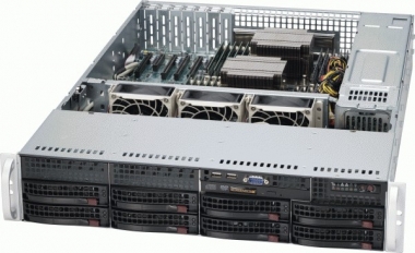 Obudowa serwerowa CSE-825TQ-560UB BLACK 2U SC825 UI/O CHASSIS W/560W POWER SUPPLY