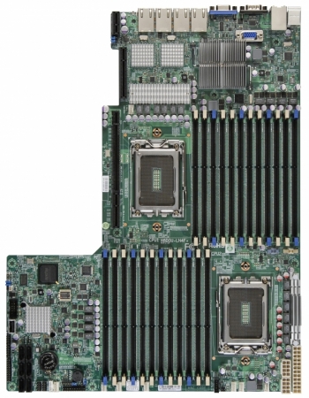 Płyta Główna Supermicro AMD H8DGU-LN4F+ 2x CPU Opteron 6000 series UIO On-board 4xLAN IPMI 2.0