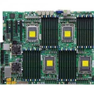 Płyta Główna Supermicro AMD H8QG7+-LN4F Quad CPU Opteron 6000 series Broadcom SAS2 1U 4xLAN IPMI 