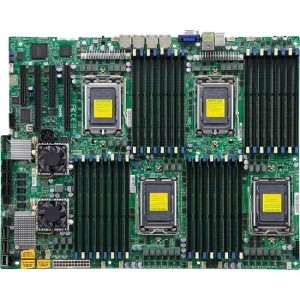 Płyta Główna Supermicro AMD H8QGI+-LN4F Quad CPU Opteron 6000 series SATA only 1U 4xLAN IPMI