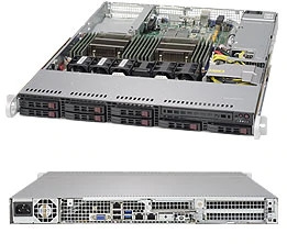 Obudowa serwerowa CSE-113AC2-605WB [NR]1U SC113 WIO Chassis w/ 600W (Quick Release Rail Set)