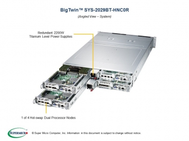 Platforma Intel SYS-2029BT-HNC0R X11DPT-B,CSV-217BHQ+-R2K22BP,BPN-ADP-6S3008N4-1UBL