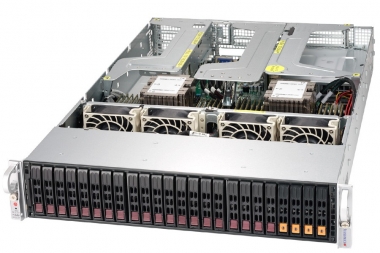 Supermicro Ultra 2U, 24x2.5' 4X10GBaseT, X11DPU, 219U2AC4-R1K02-T