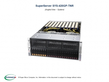 SUPERMICRO RACK 4U Dual Processor (3rd Gen Intel® Xeon®), Dual-Root GPU System with Up to 10 PCIe GP