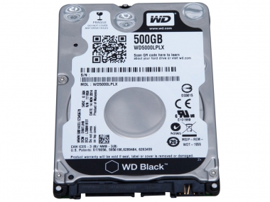 HDD 2,5 WD Black WD5000LPLX 500/12/600/72 Sata 32MB