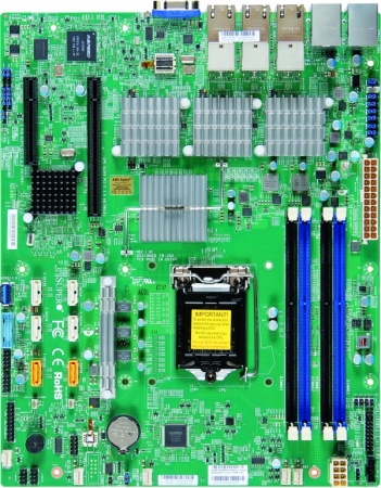 Płyta Główna Supermicro X10SLH-LN6TF 1x CPU Six LANs 10Gb LAN IPMI 
