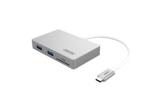 Hub USB Unitek Y-9319 Typ-C- 2x USB 3.0 +SD Power Delivery