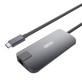 Hub USB Unitek Y-DK09016 USB Typ-C + HDMI + VGA + Gigabit + Power Delivery foto1