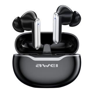 Słuchawki z mikrofonem Awei T50 TWS Bluetooth + stacja dokująca - czarne foto1