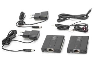 Extender Digitus HDMI do 50m Cat.6/7 UTP, 1080p 60Hz FHD, HDCP 1.2, IR, audio(zestaw) foto1