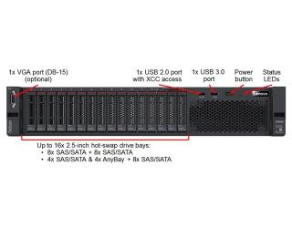 Serwer Lenovo ThinkSystem SR590 Silver 4110 /16GB/3x 600GB/RAID 930-8i/ 3Y NBD