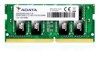 SODIMM DDR4 8GB 2400MHz CL17 ADATA Premier memory, 1024x8, Single foto1