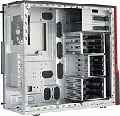 Obudowa serwerowa CSE-GS50-000R Gaming S5 Mid-Tower Red Chassis w/o Power Supply