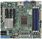 Płyta Główna Supermicro AMD H8SCM-F 1x CPU Opteron 4000 series Micro ATX Integrated IPMI 2.0  foto1