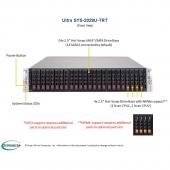 Supermicro Ultra 2U, 24x2.5' 2X10GBaseT, X11DPU, 219U2AC4-R1K02-T