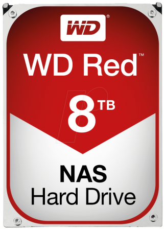 WD HD3.5' SATA3 8TB WD80EFZX / 24x7 / NAS