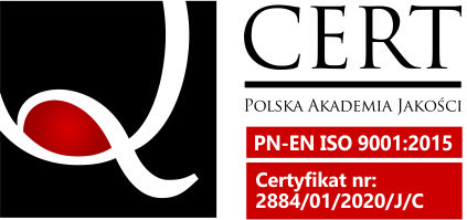 Certyfikat ISO 9001:2015 Gigaserwer