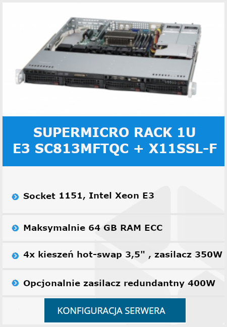 Supermicro Serwer 1U