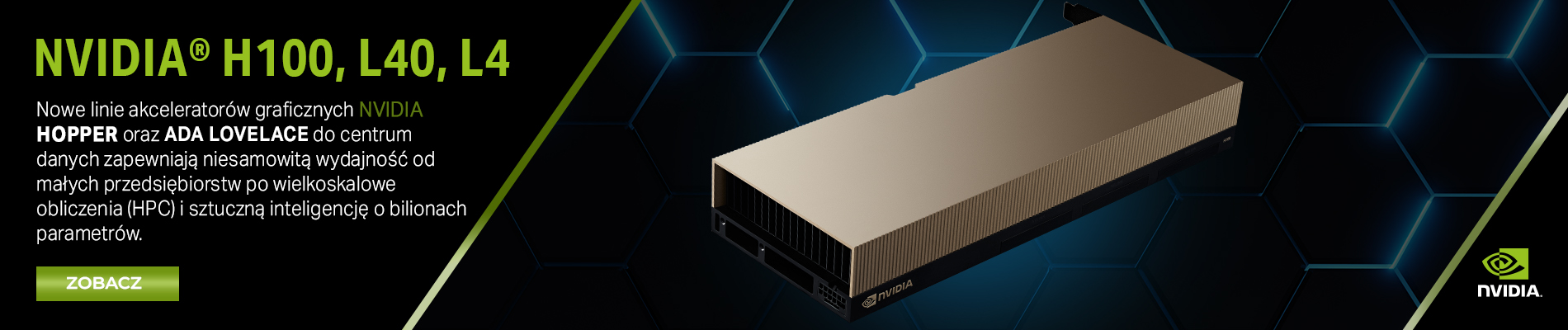 Nvidia h100,l40,l4 - nowe linie akcelaratorów graficznych Nvidia