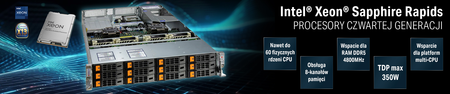 Intel Xeon Sapphire Rapids - Procesory czwartej generacji